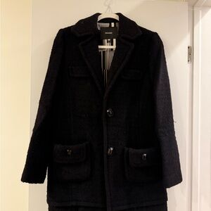 Pesaro women’s Black Wool Coat